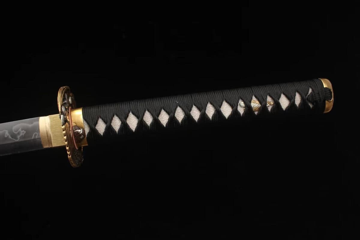 Lacquered Scabbard And Eagle Tsuba Katana