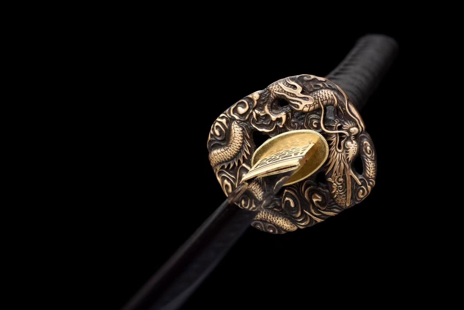 Black And Blue Ice Katana