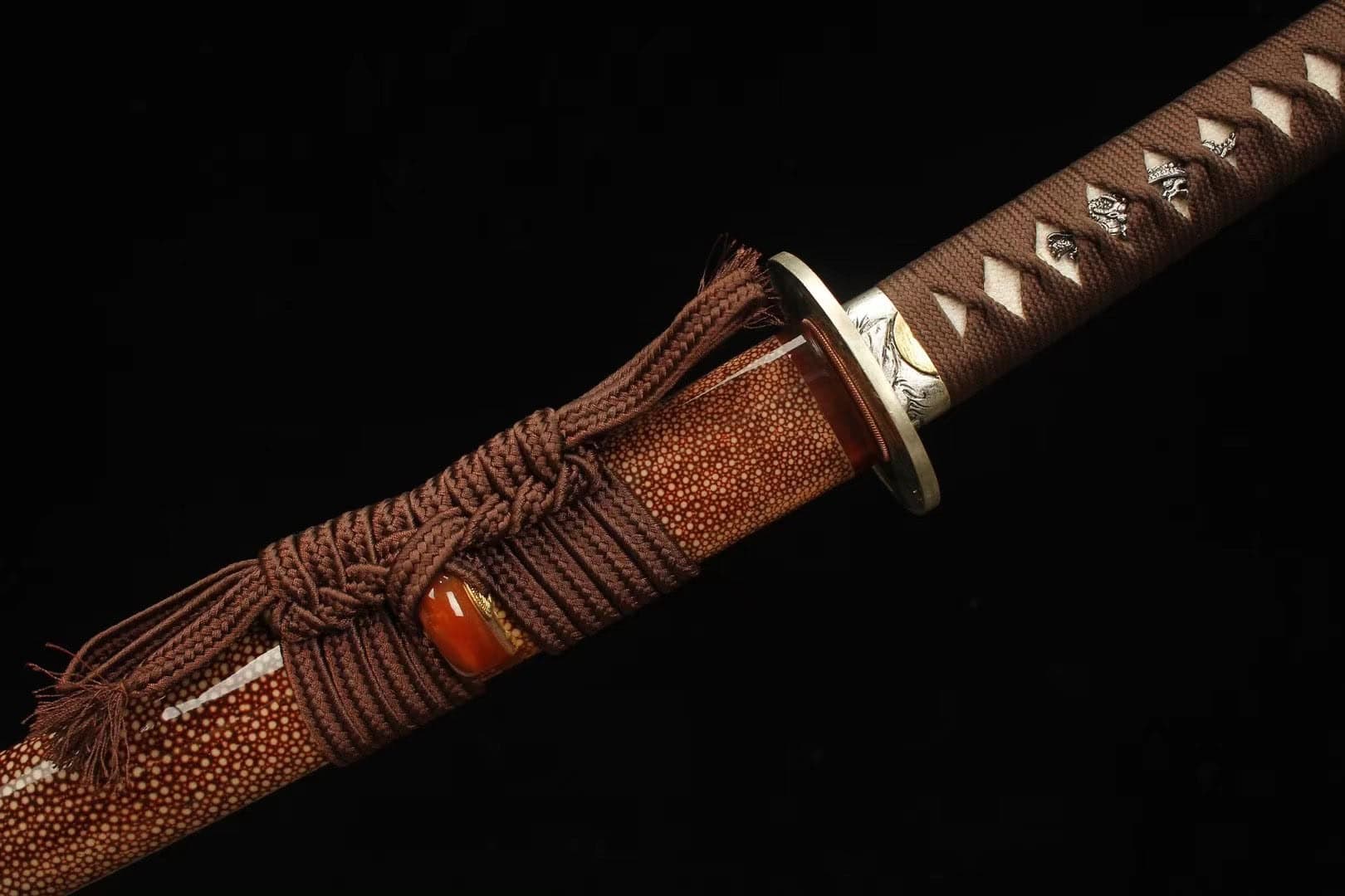 Brown And White Katana