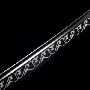 Katana Black And Gold Hilt