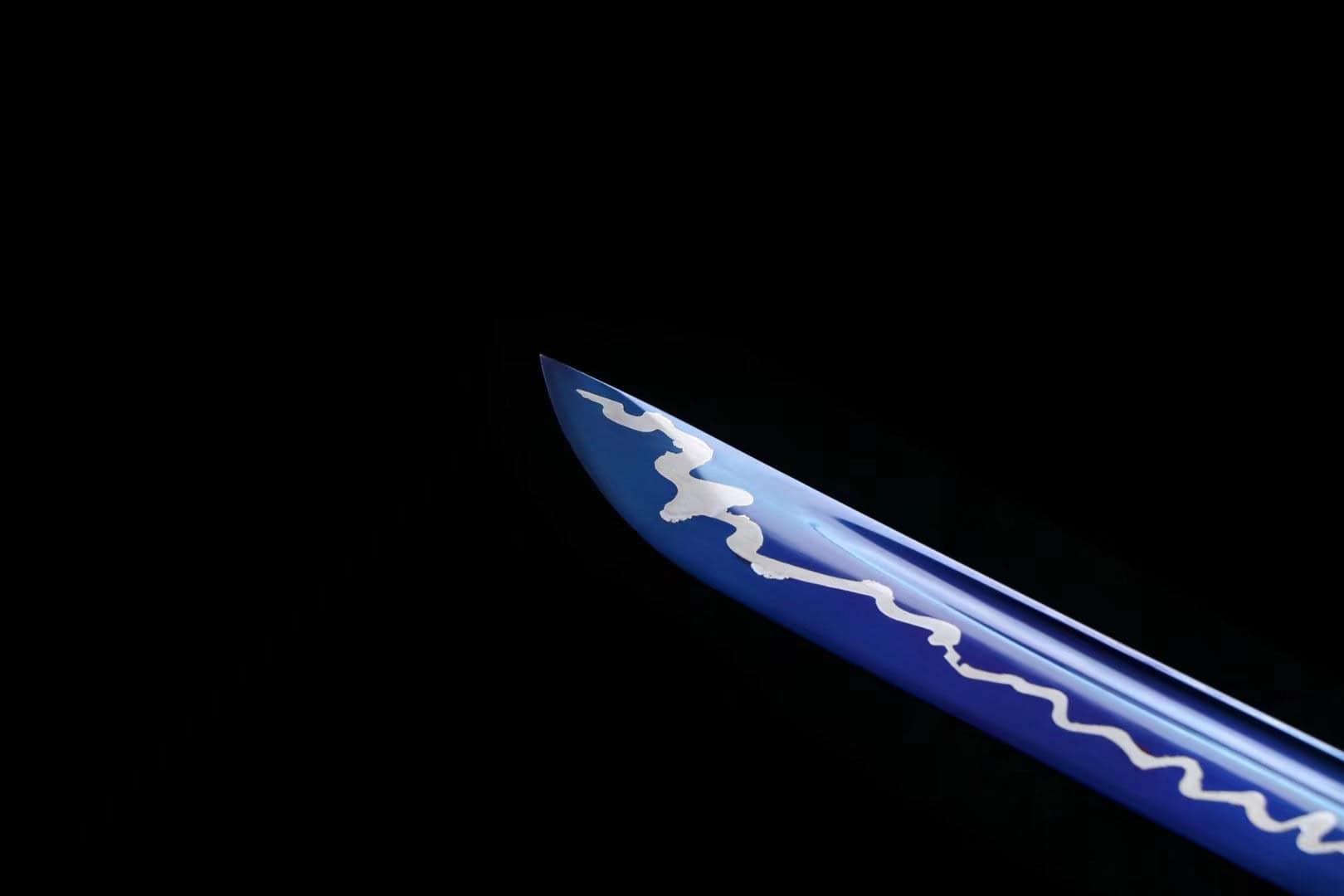 Blue Katana Sword Set