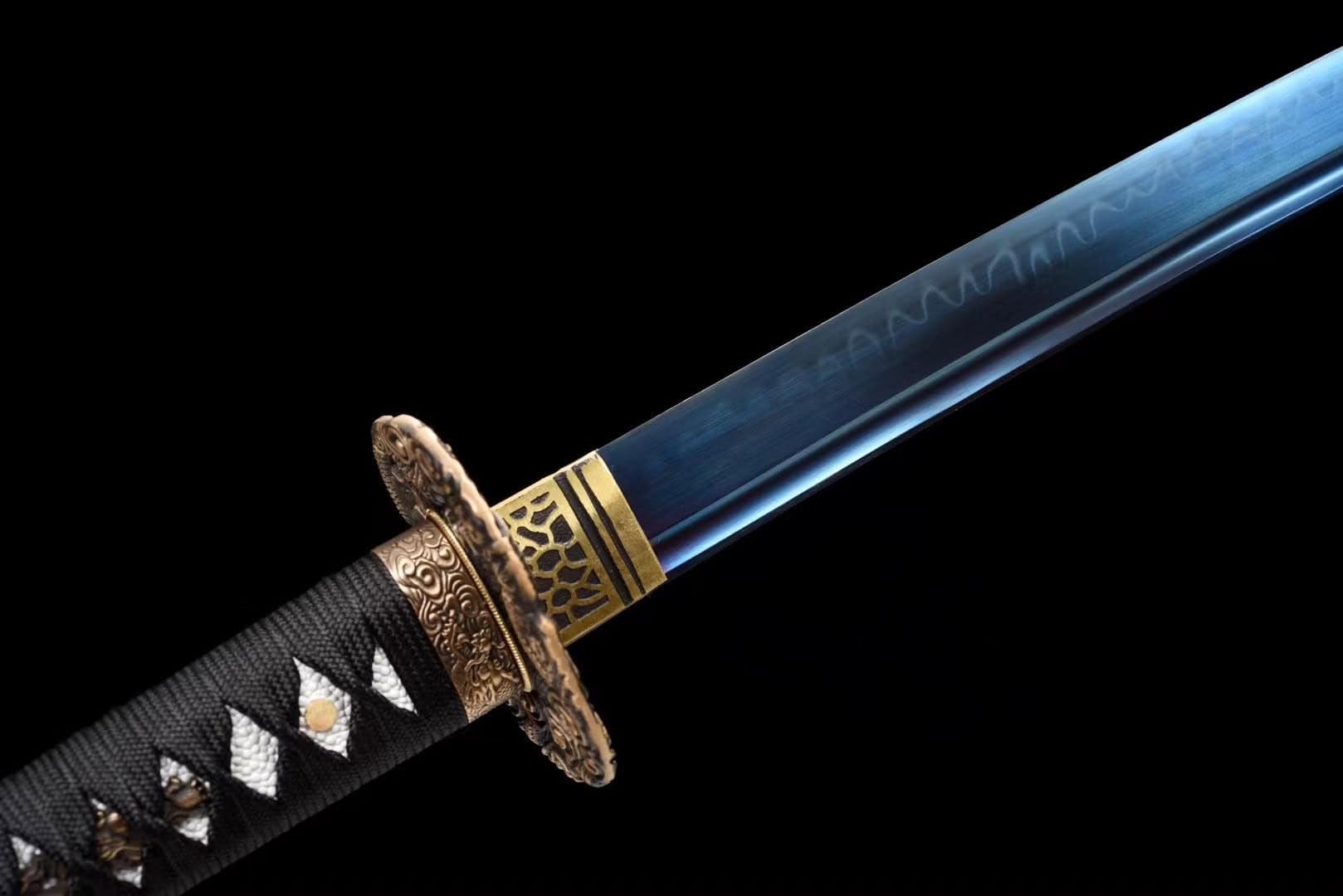 Black And Blue Ice Katana