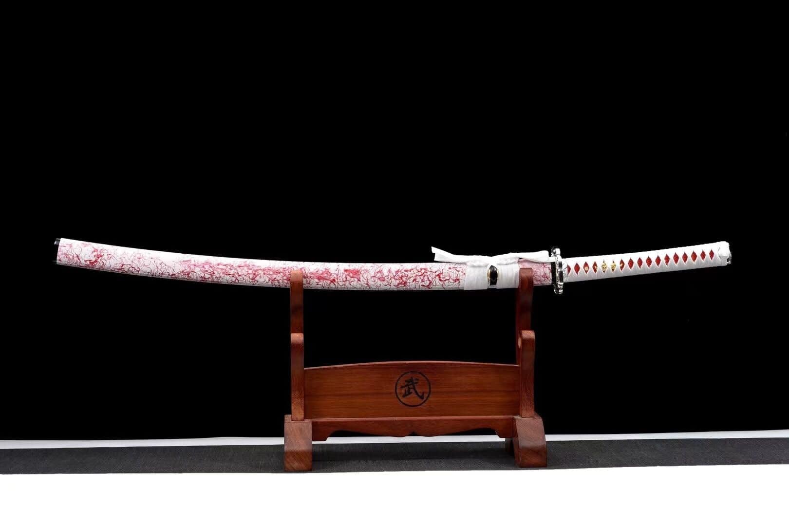 Smoke Pink And White Katana