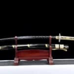 Katana Black And Gold Hilt