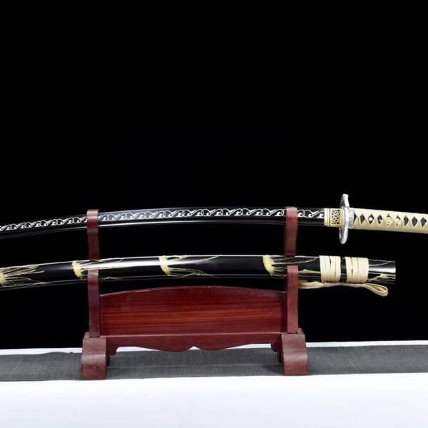 Katana Black And Gold Hilt