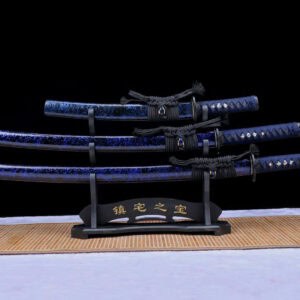 Blue Katana Sword Set