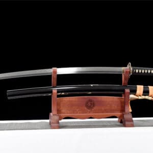 Black Sanmai Blade Steel Katana