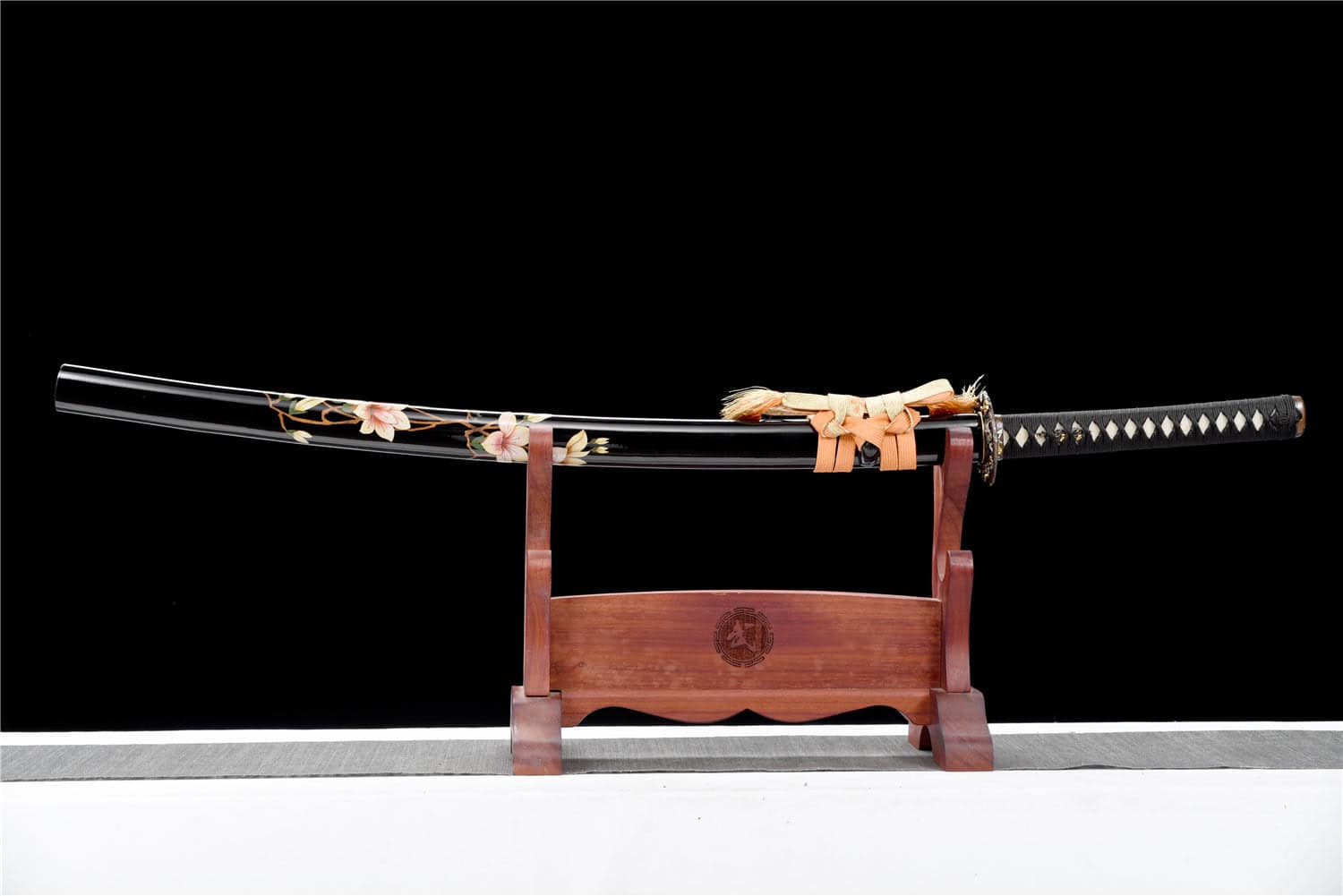 Black Sanmai Blade Steel Katana