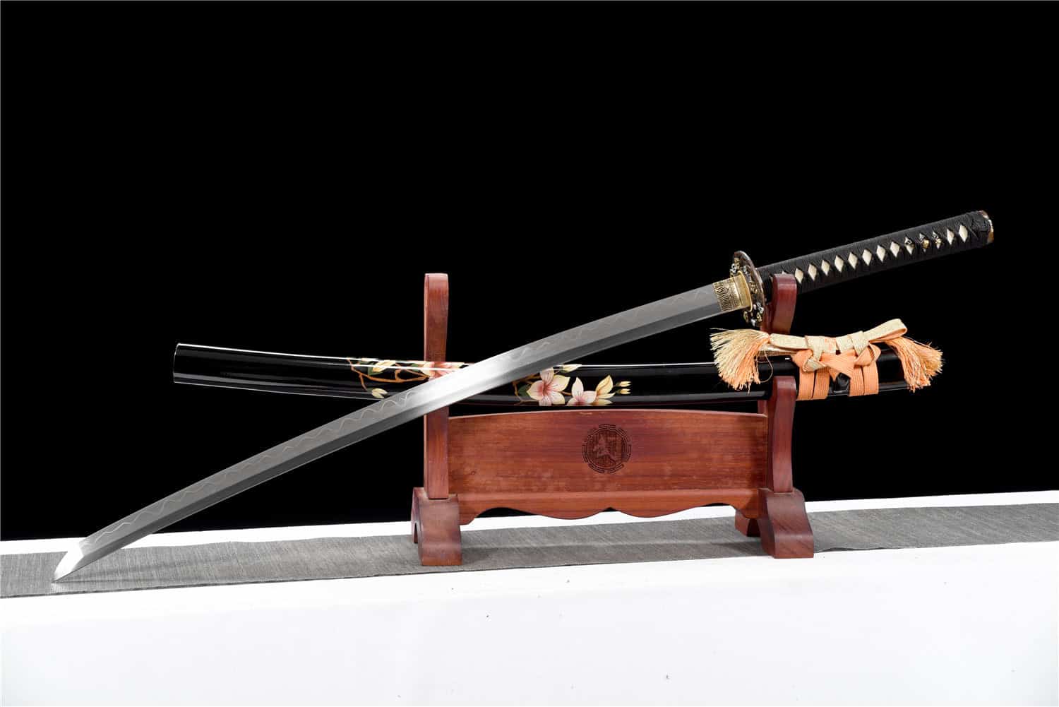 Black Sanmai Blade Steel Katana