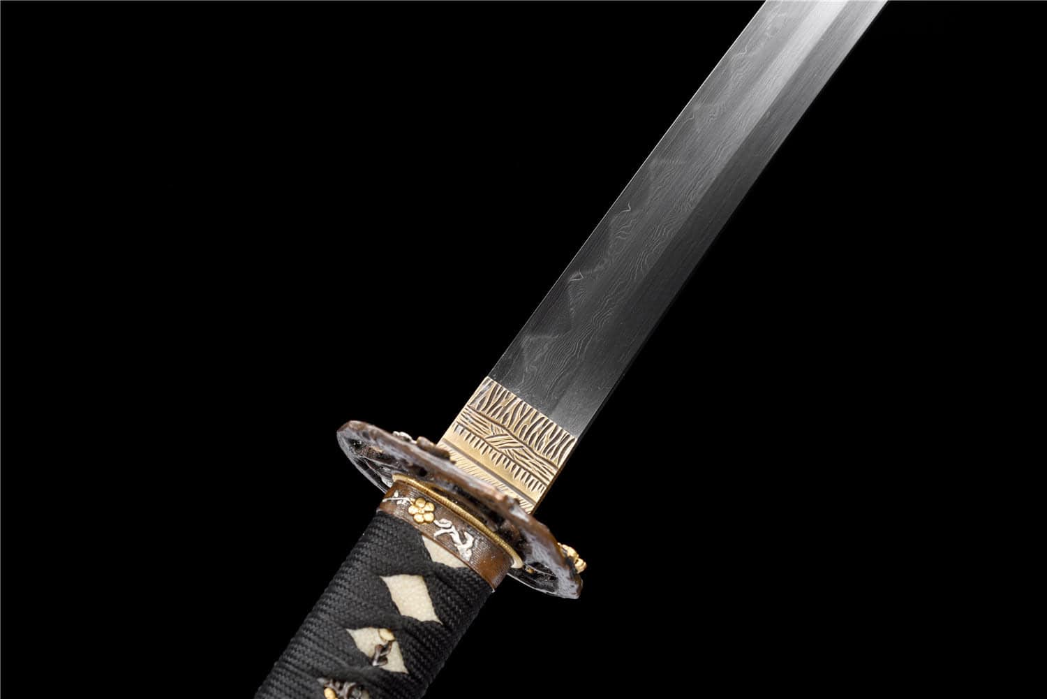 Black Sanmai Blade Steel Katana