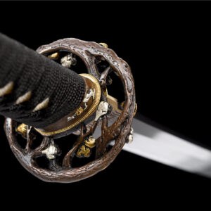 Black Sanmai Blade Steel Katana