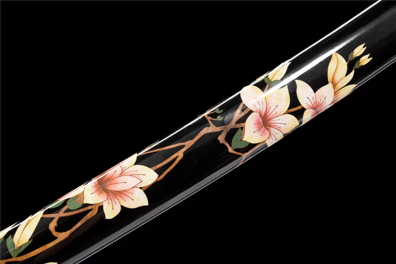 Black Sanmai Blade Steel Katana