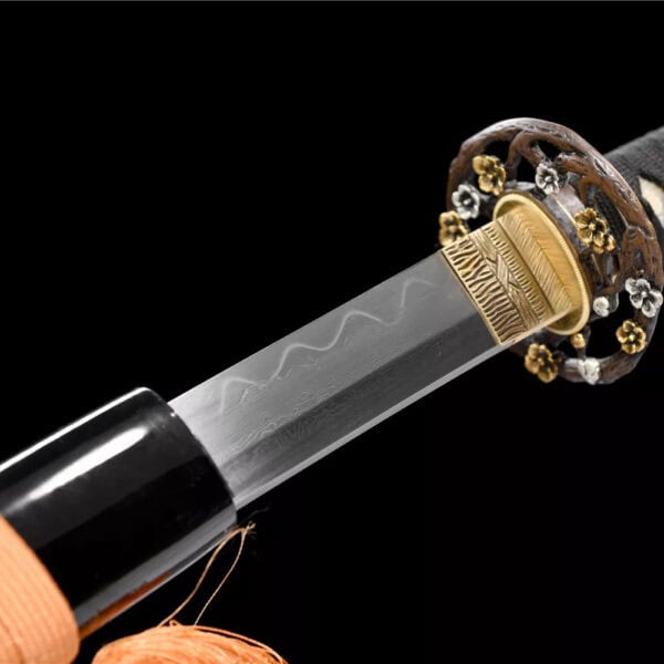 Black Sanmai Blade Steel Katana