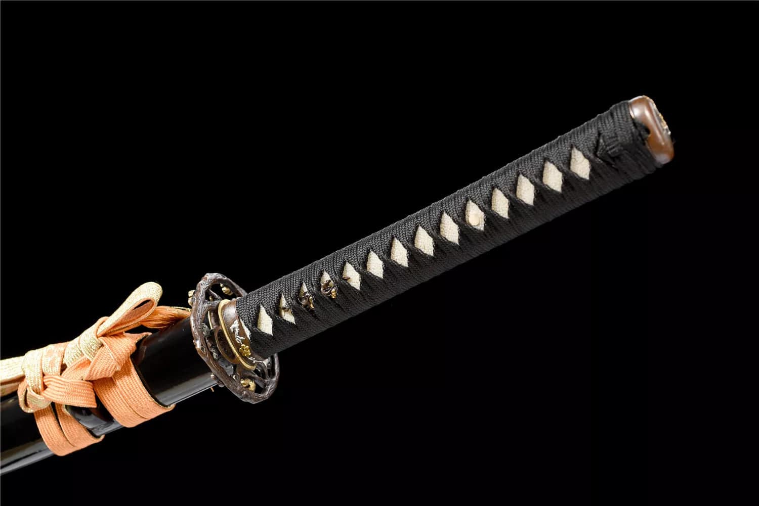 Black Sanmai Blade Steel Katana