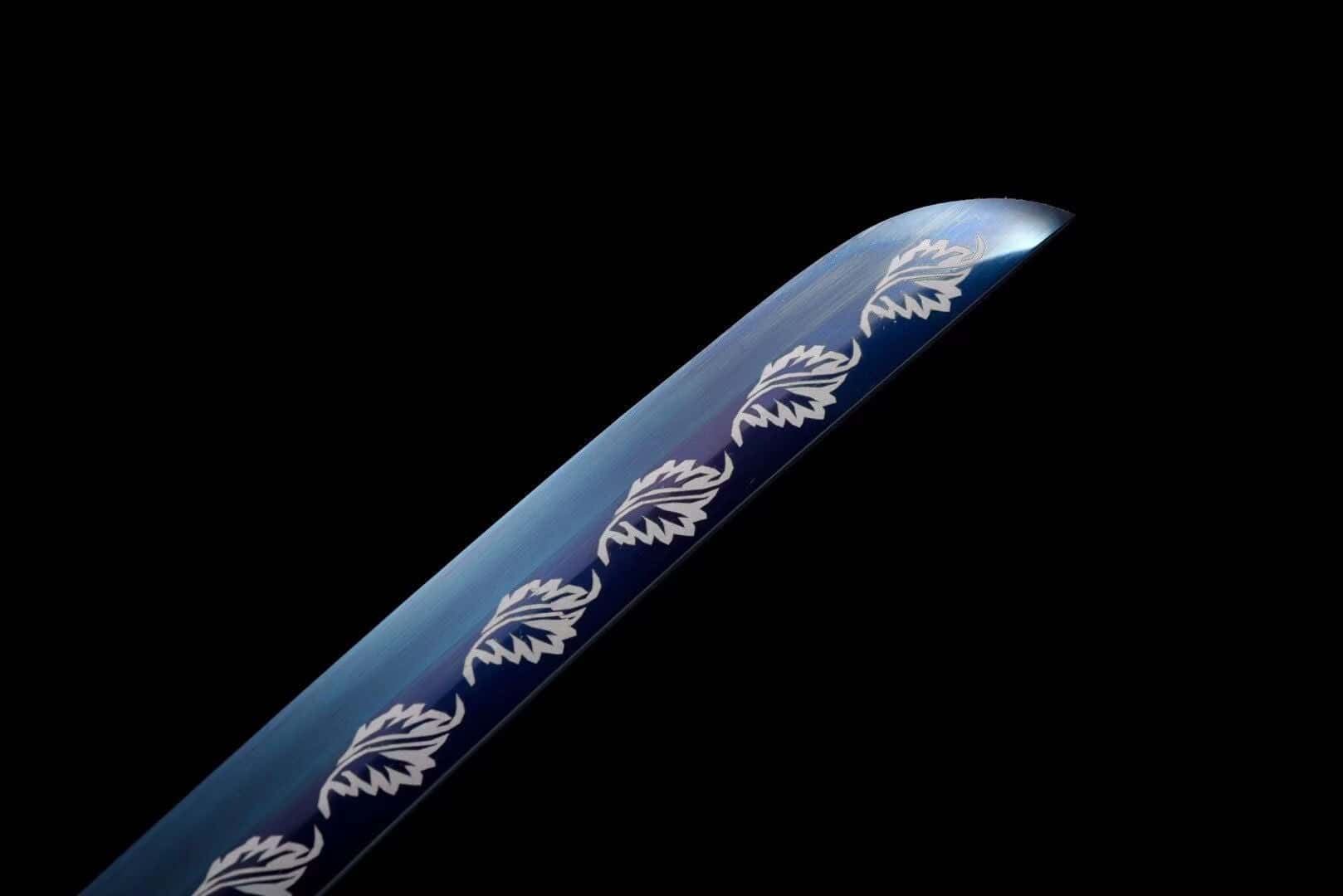 White And Blue Katana