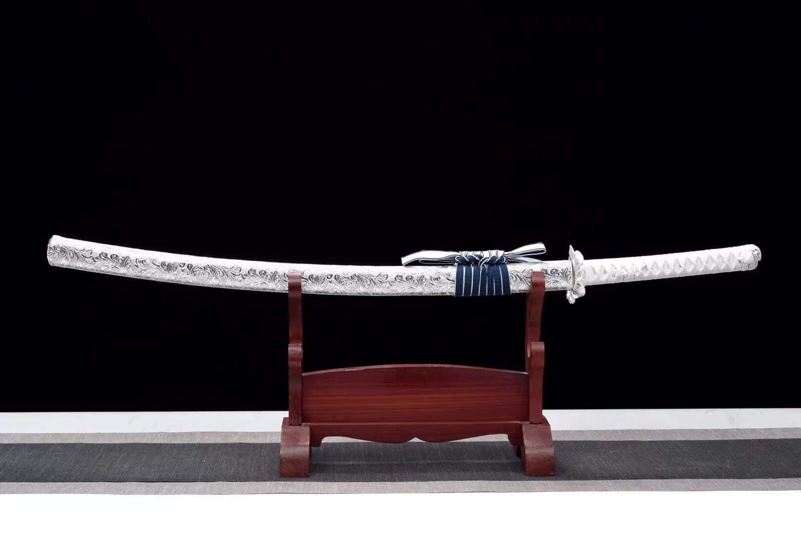 White And Blue Katana