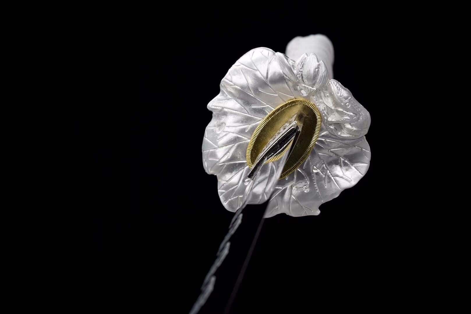 White And Blue Katana