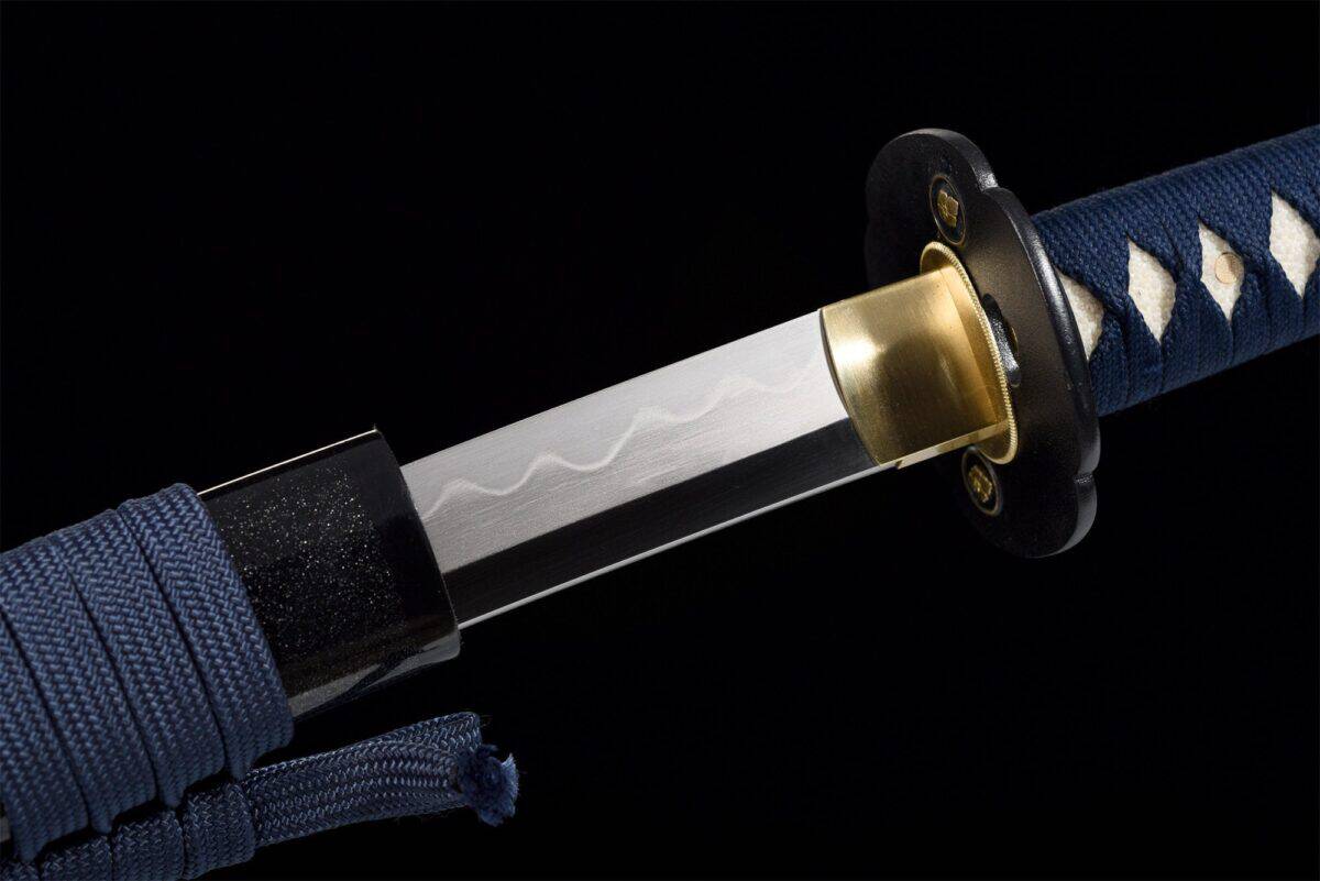 Black And Blue T10 Steel Katana