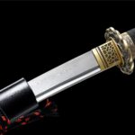 Black And Red Samurai Wakisashi