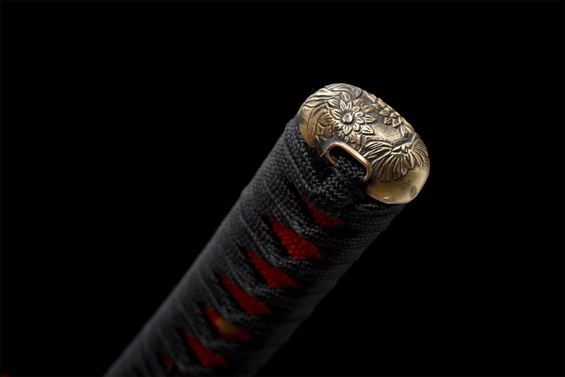 Black And Red Samurai Wakisashi
