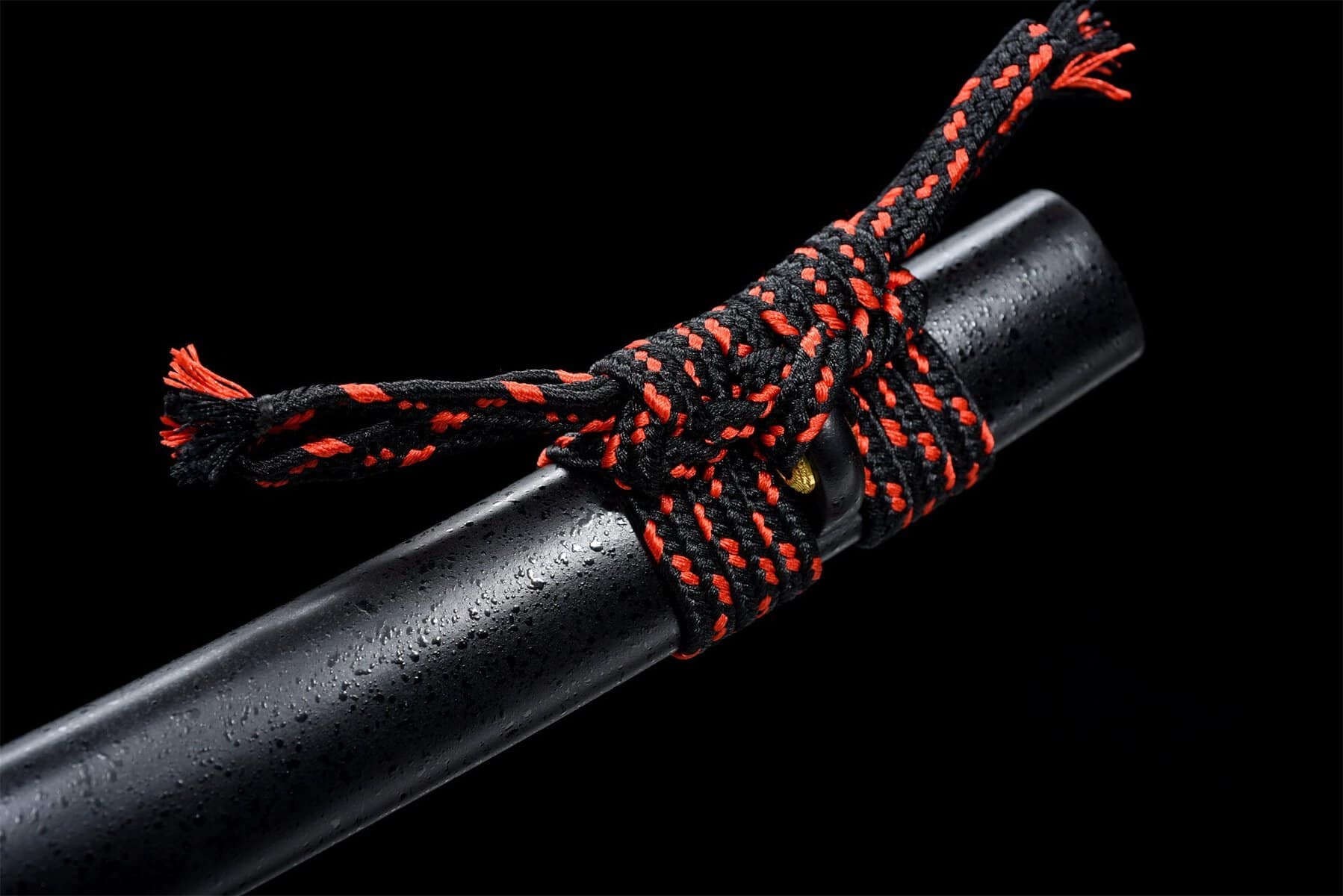 Black And Red Samurai Wakisashi