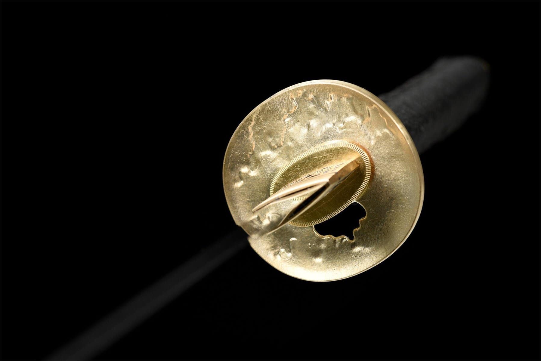 Black Carbon Steel Katana