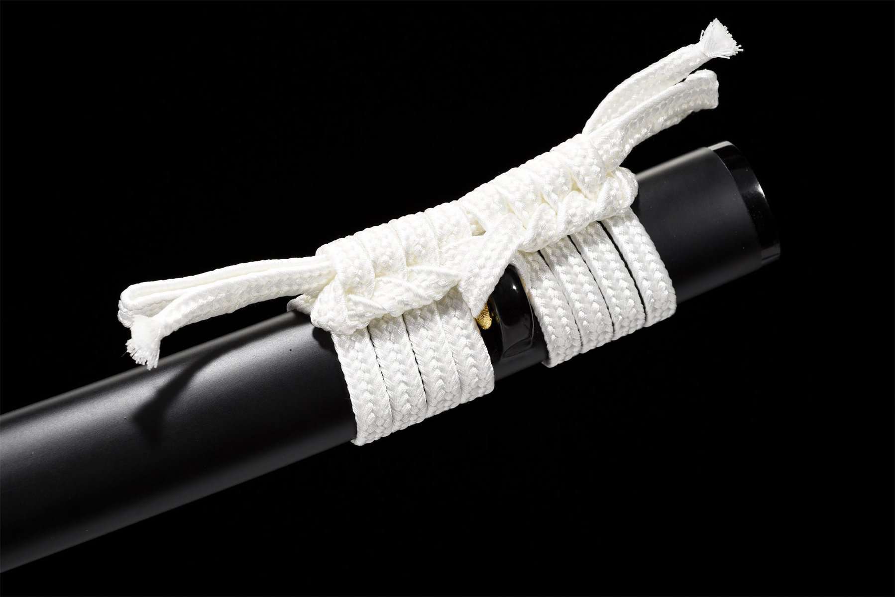 Black Katana With White Rope