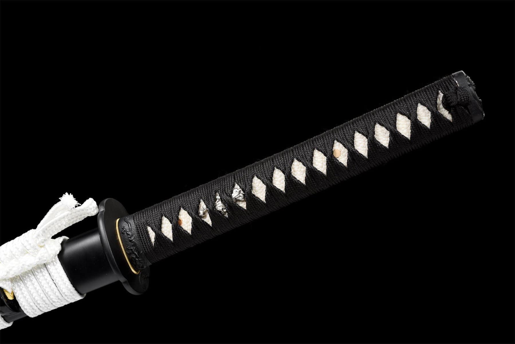 Black Katana With White Rope