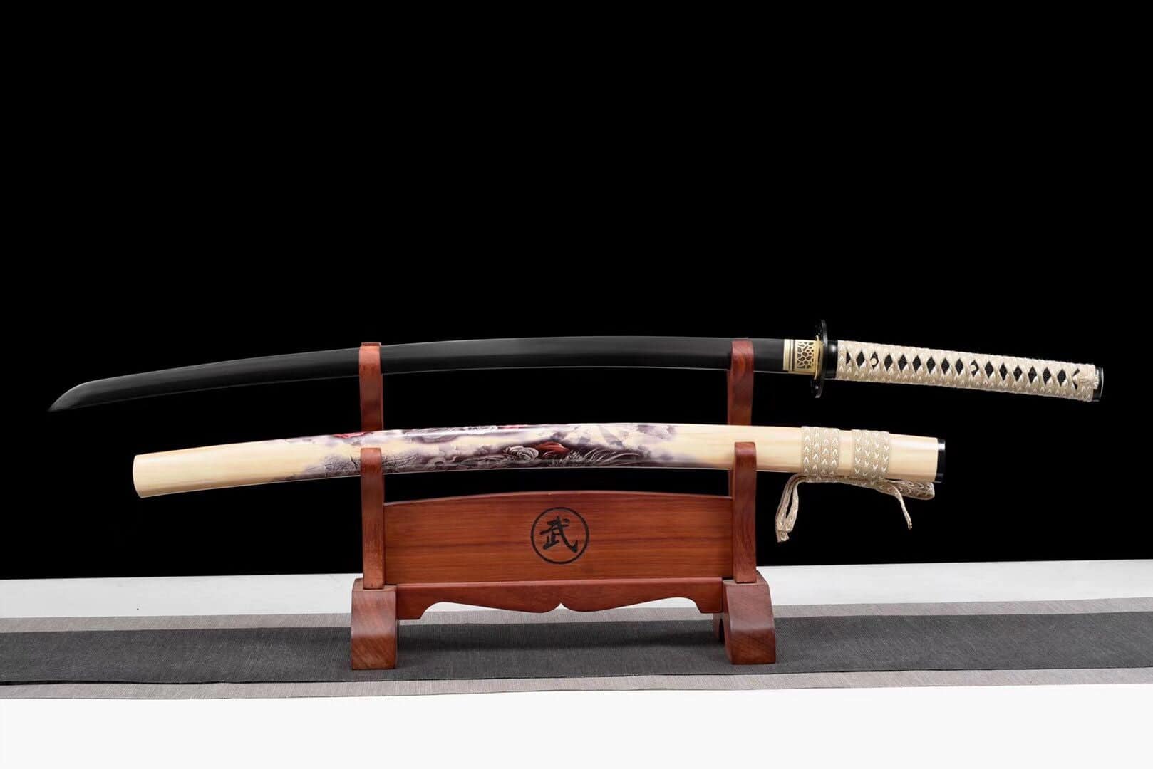 Japanese Katana Black Blade