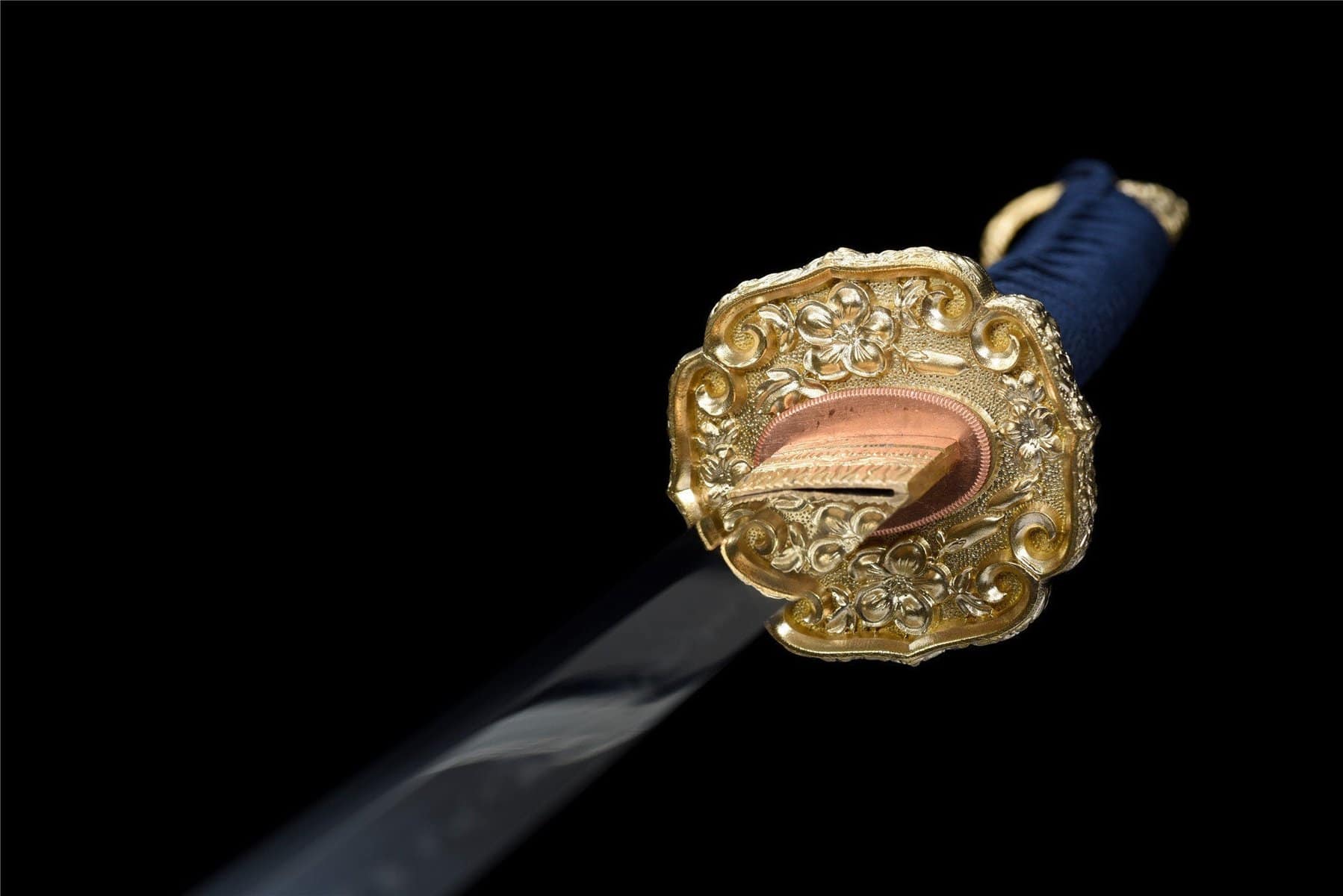 Blue And Gold Tachi Sword