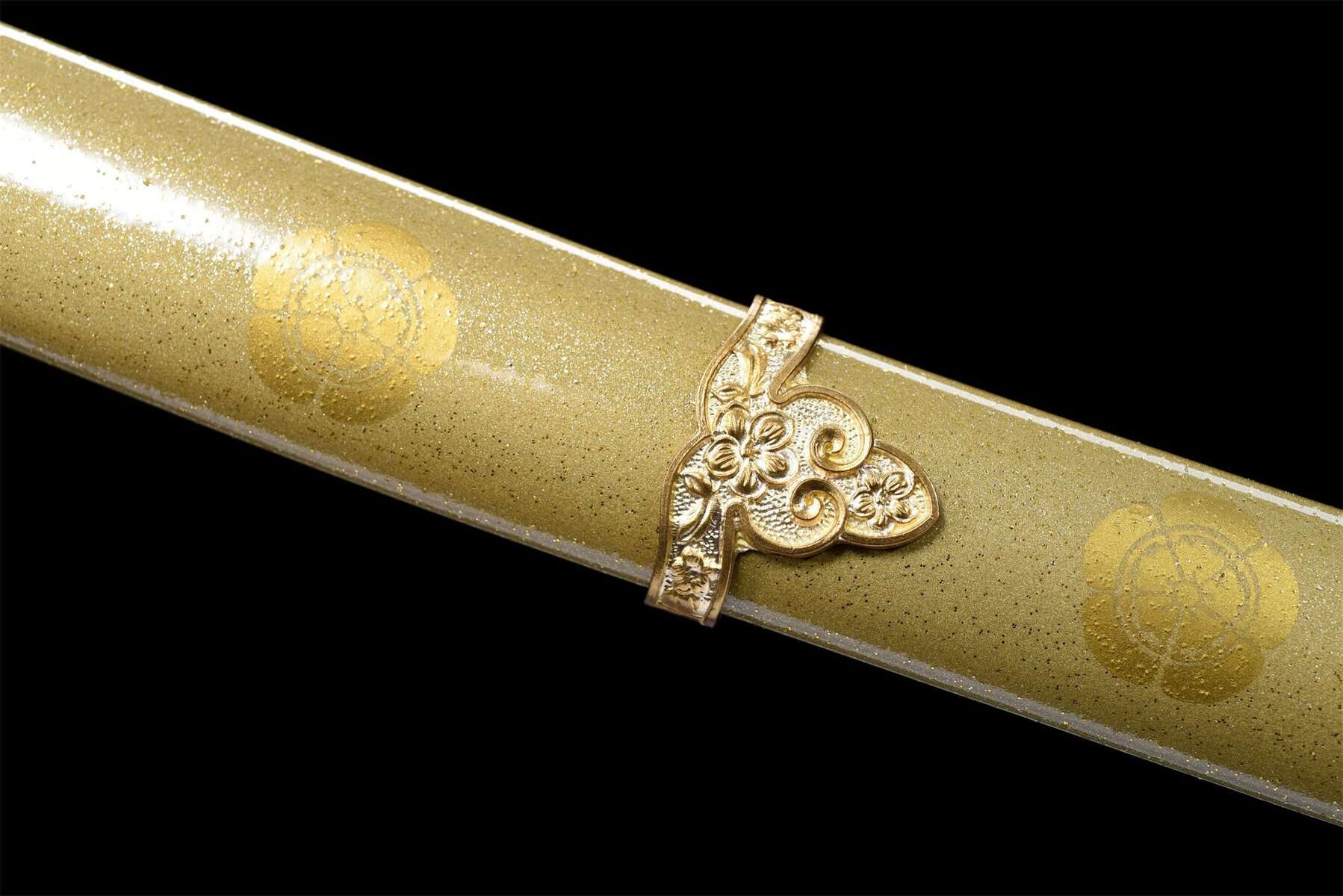 Blue And Gold Tachi Sword