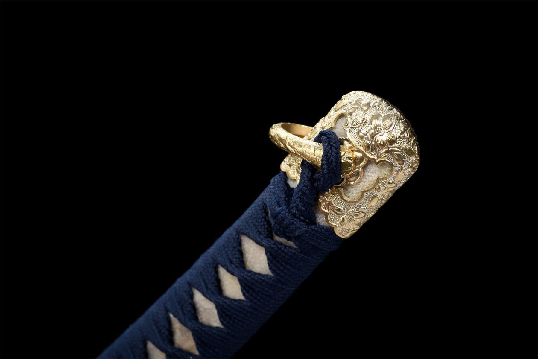 Blue And Gold Tachi Sword
