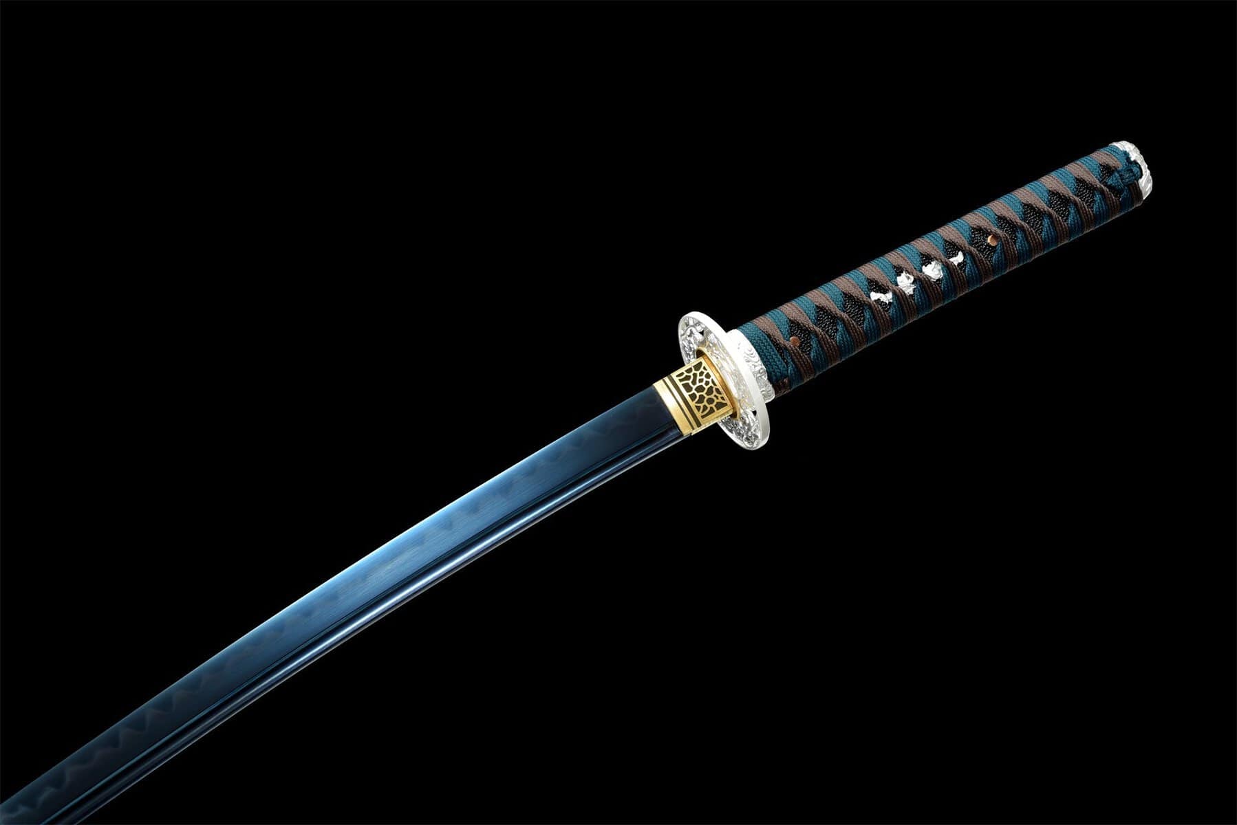 Blue Blade Sword Katana