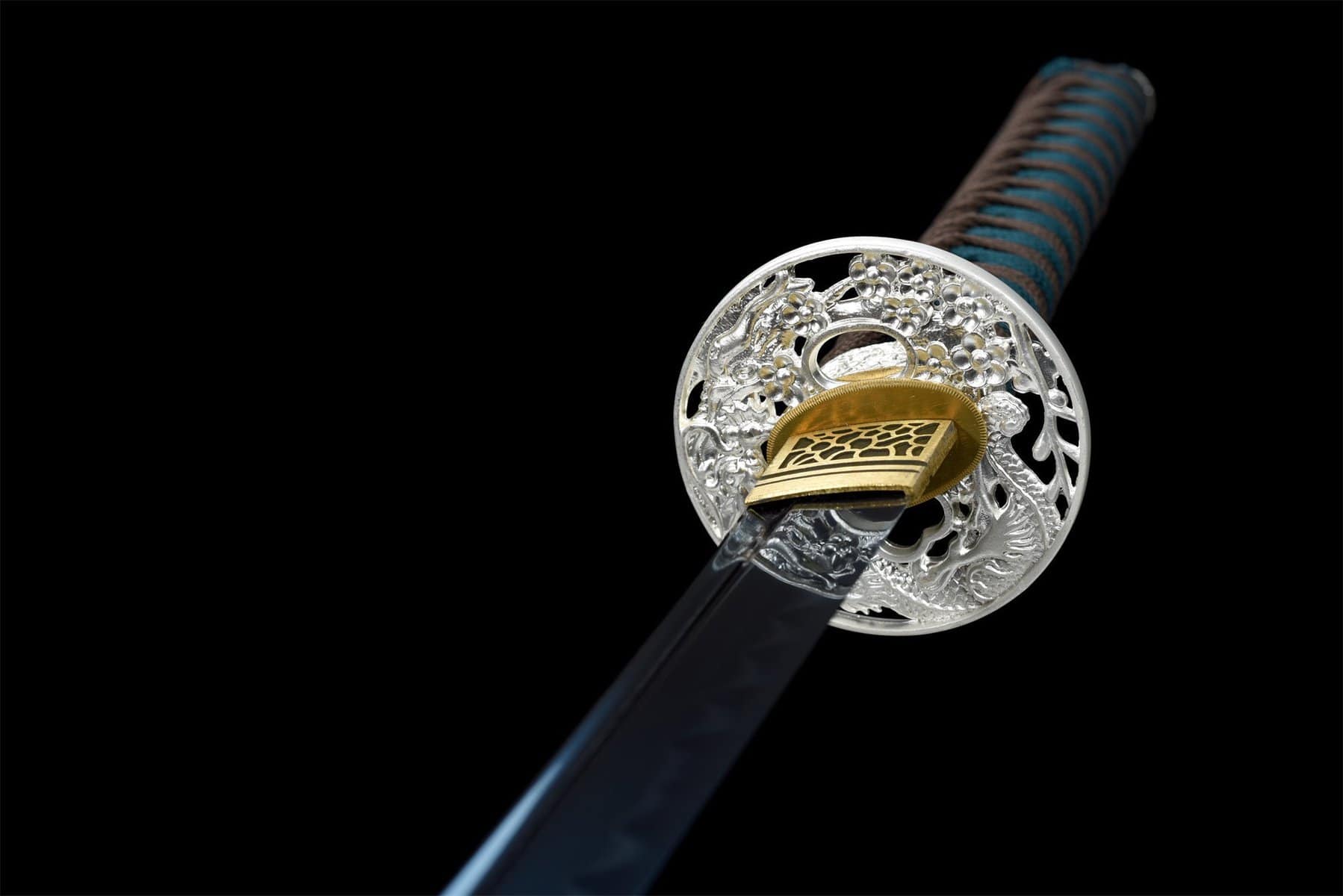 Blue Blade Sword Katana