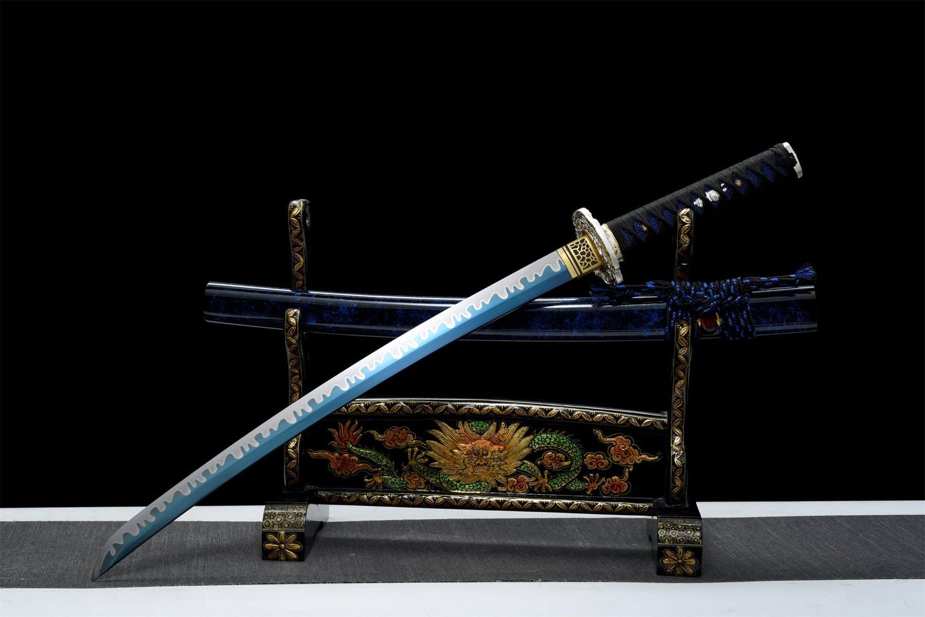 Blue Saya Wakizashi