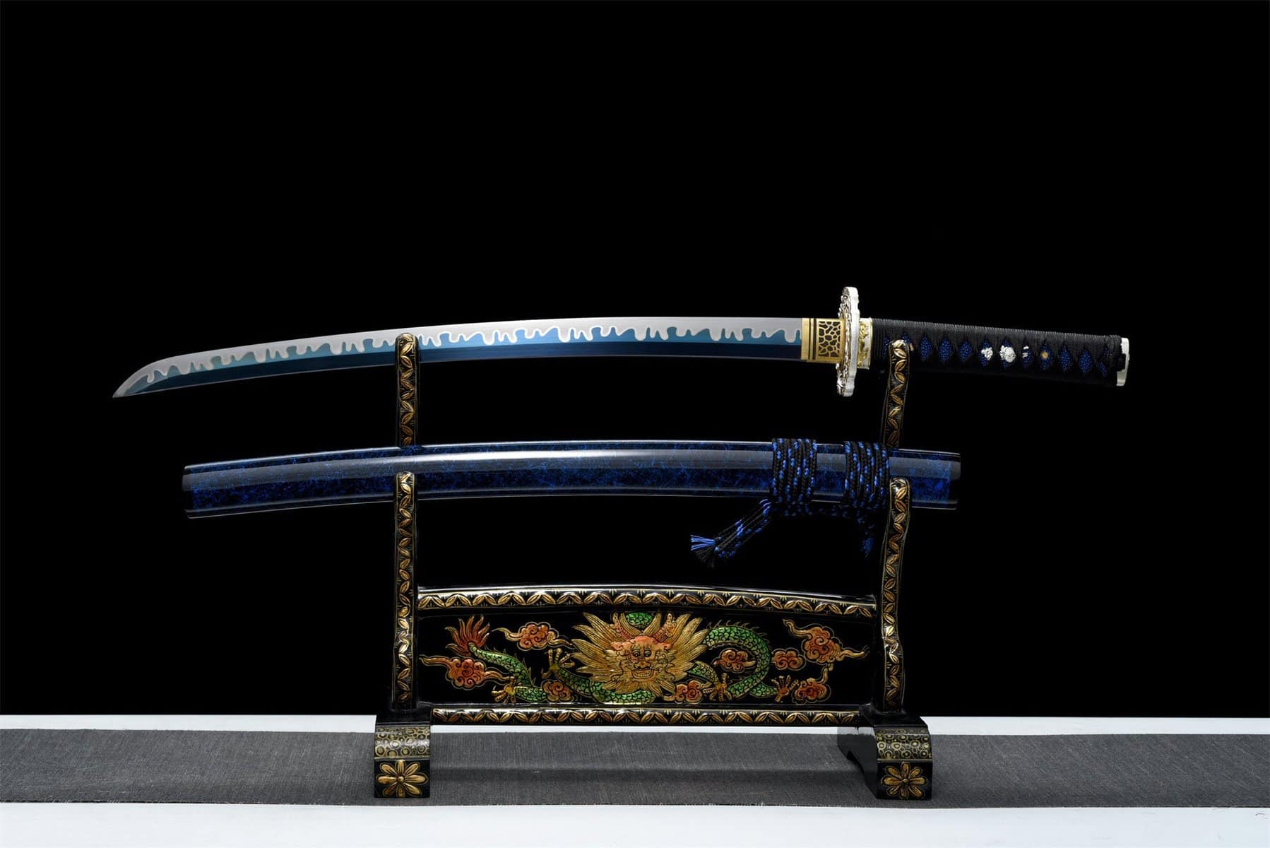 Blue Saya Wakizashi