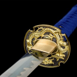 Blue Water Dragon Katana