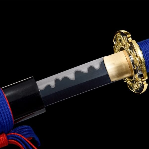 Blue Water Dragon Katana