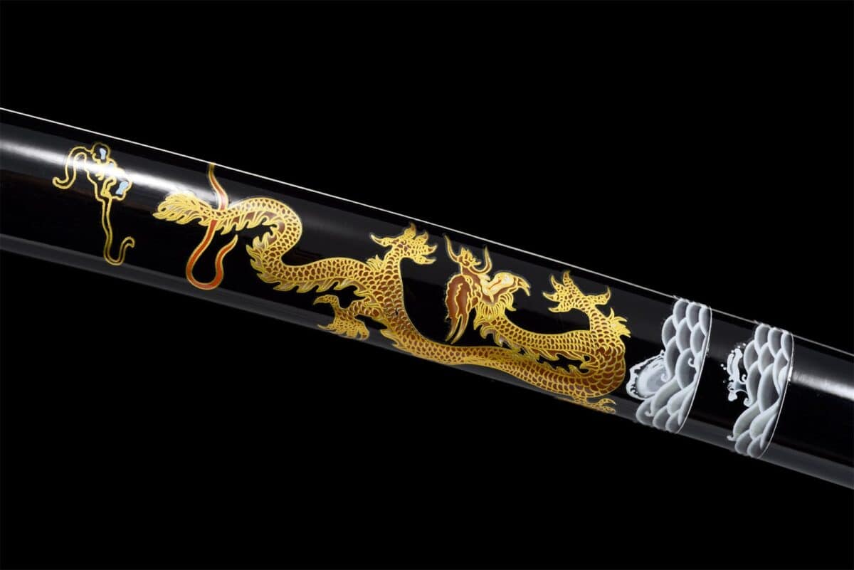 Blue Water Dragon Katana