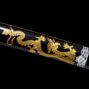Blue Water Dragon Katana
