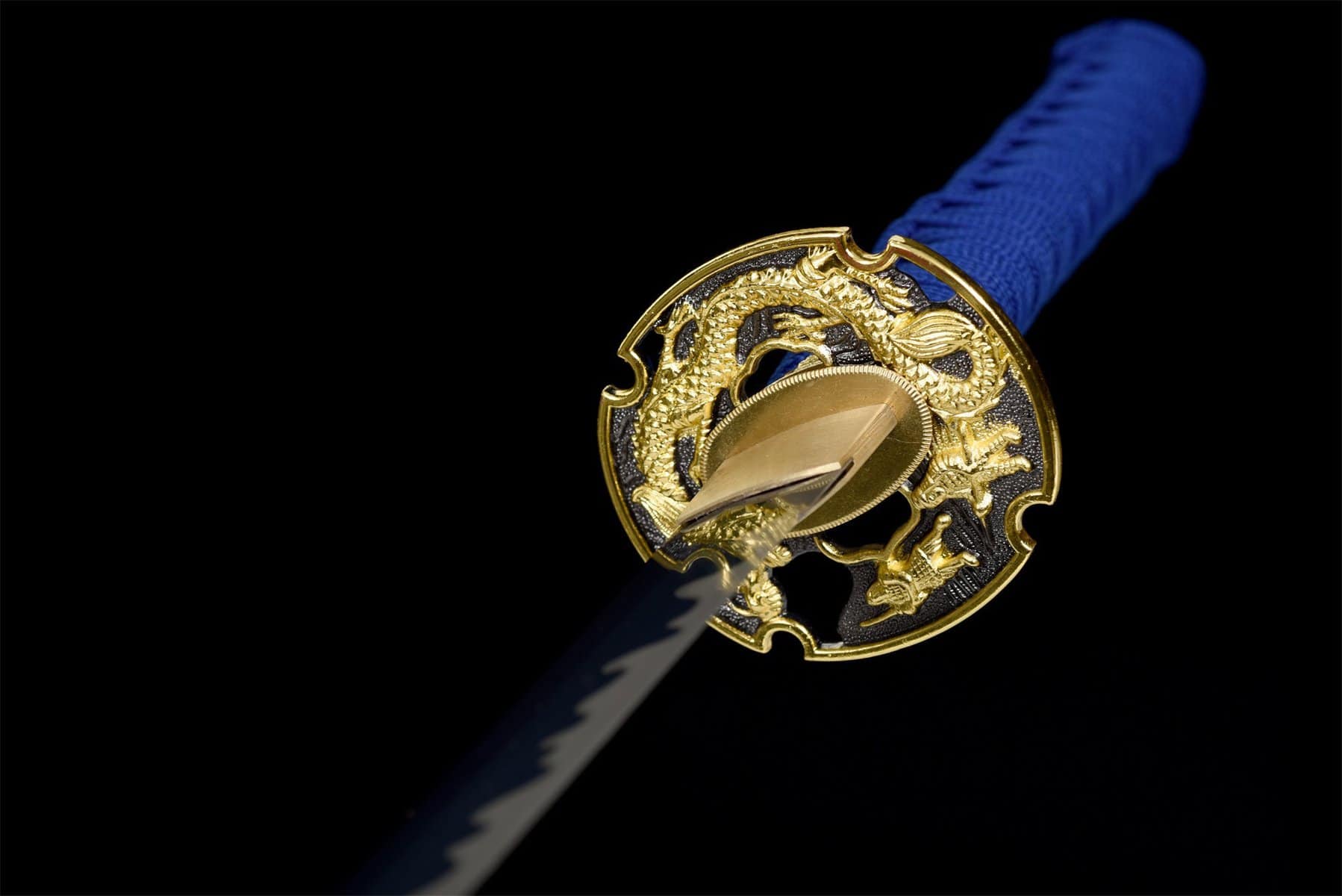 Blue Water Dragon Katana