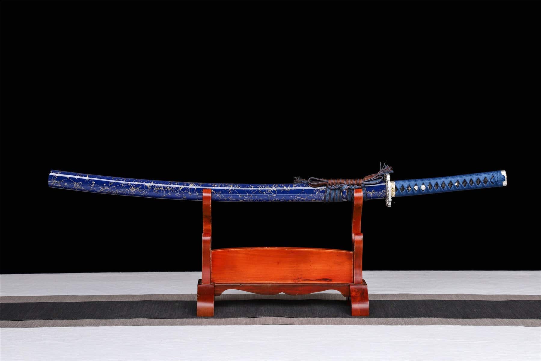 Blue Wooden Katana