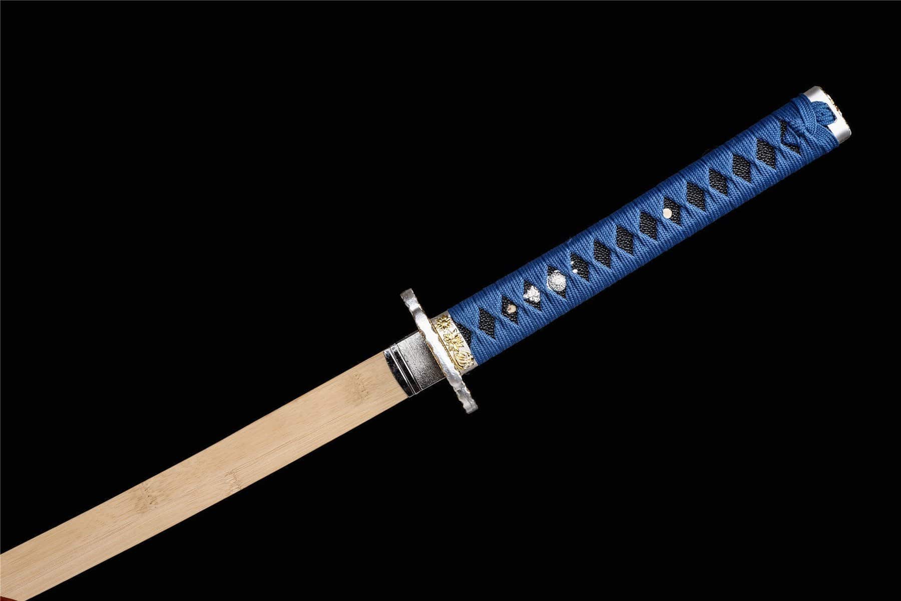 Blue Wooden Katana