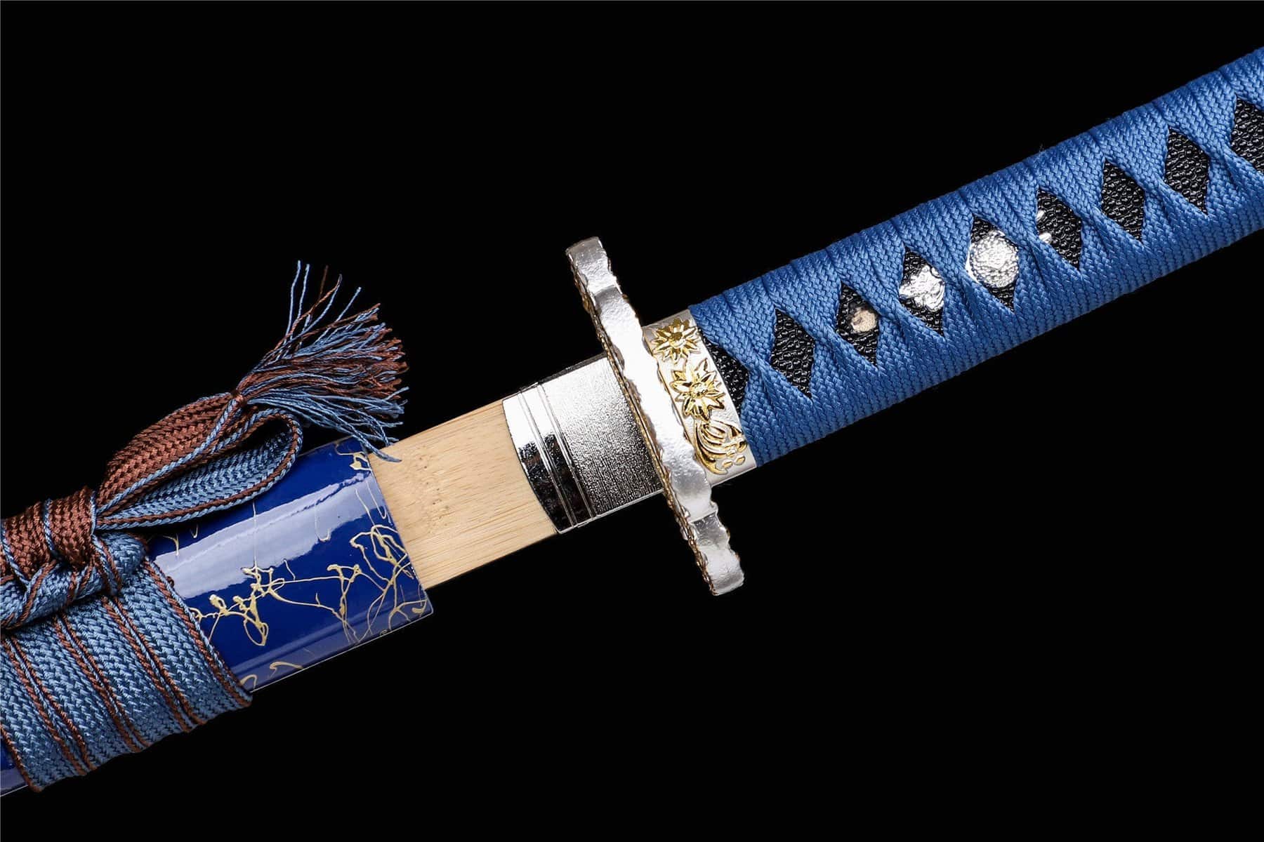 Blue Wooden Katana