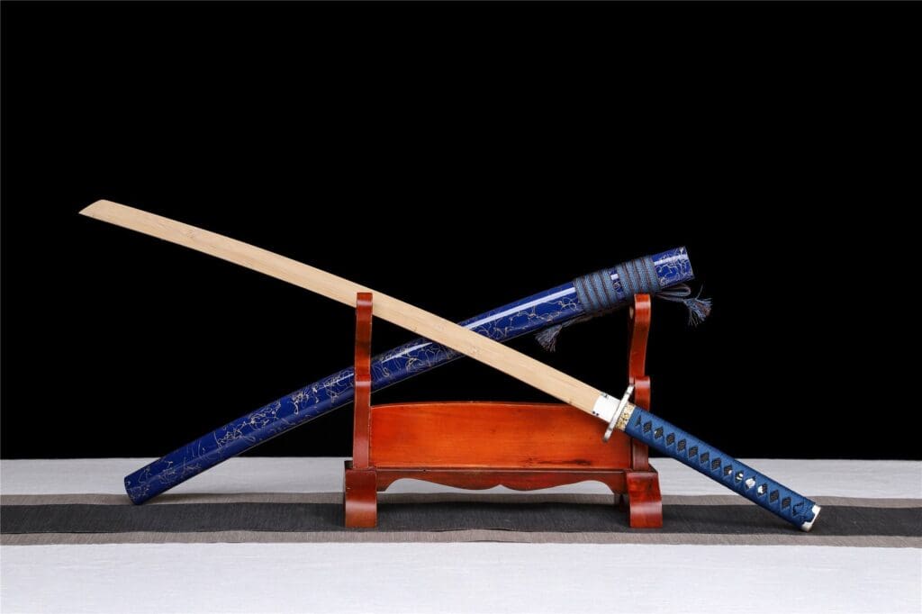 Blue Wooden Katana