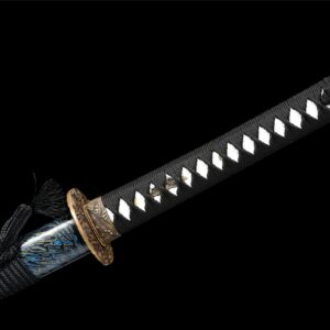 Dark Blue Katana Sword
