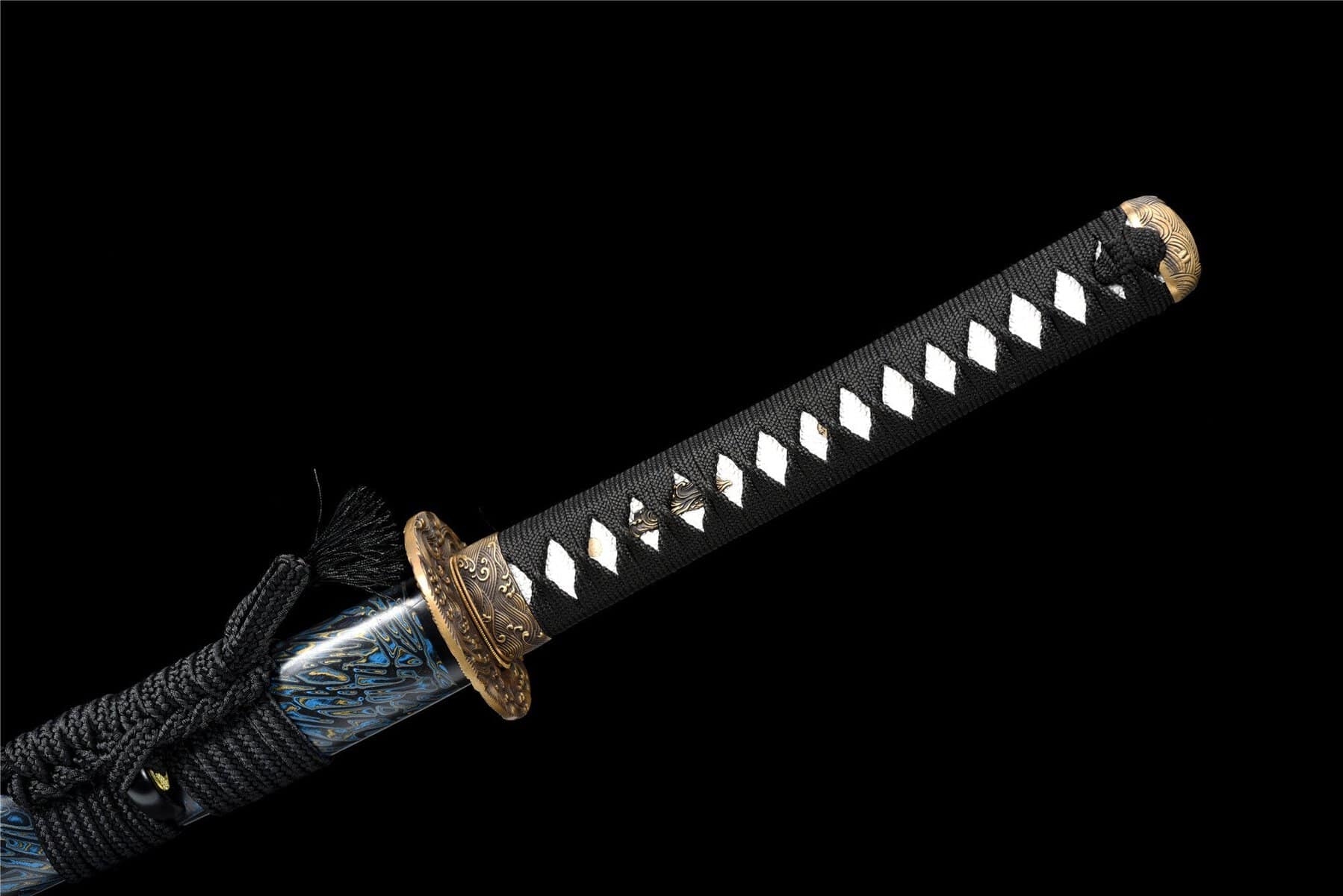 Dark Blue Katana Sword
