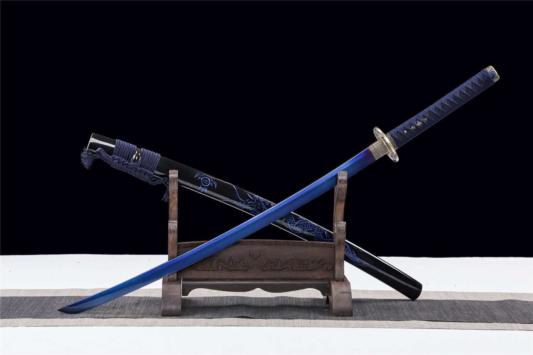 Blue Blade Katana Real