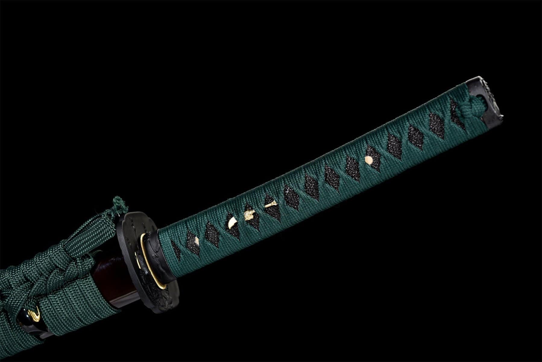 Brown And Green Real Katana
