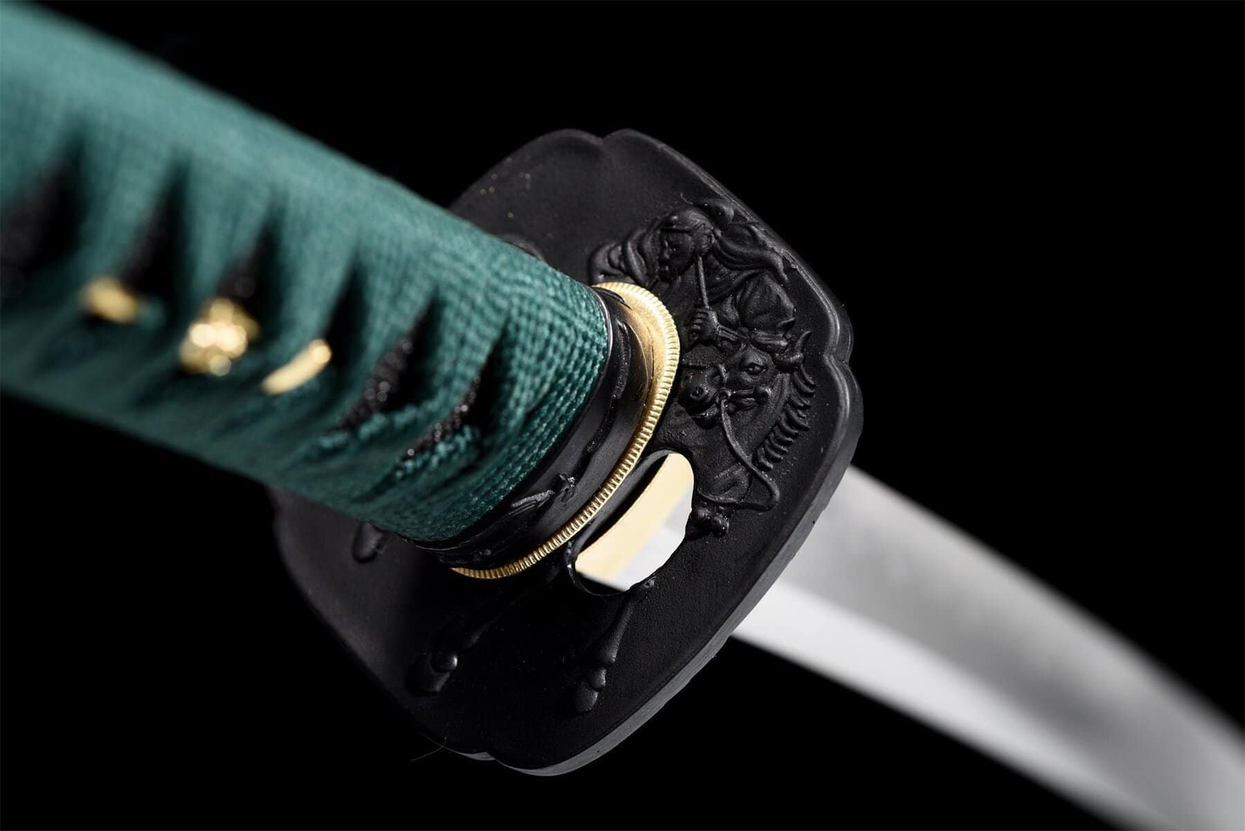 Brown And Green Real Katana